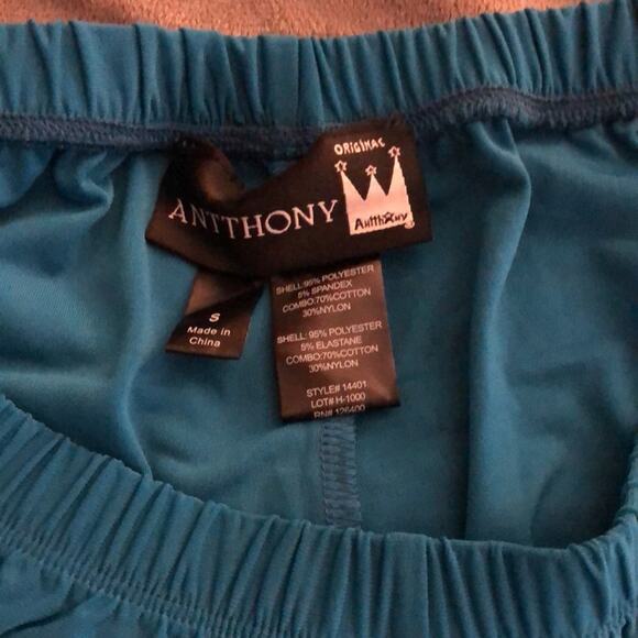 Antthony Originals 2pc Knit Top & Pants Woman Size Small Print Top Lace Inset - Picture 5 of 14